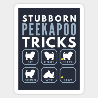 Stubborn Peekapoo Tricks - Dog Training Magnet